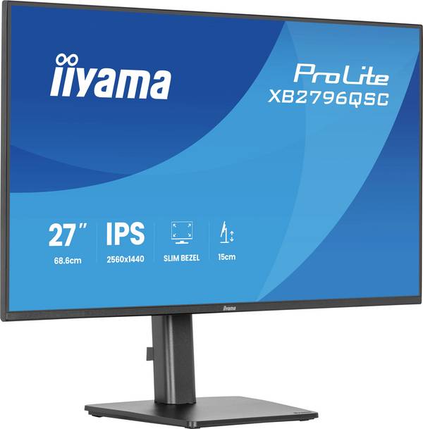 Iiyama ProLite LED monitor 68.6 cm (27 palec)2560 x 1440 Pixel, 16:9, 4 ms, IPS LED
