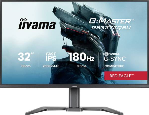 Iiyama G-MASTER herní monitor 80 cm (31.5 palec)2560 x 1440 Pixel, 16:9, 0.5 ms, IPS LED