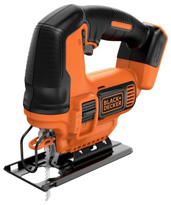 Black & Decker  akumulátorová přímočará pila , bez akumulátoru, bez nabíječky, 18 V, BDCJS18N-XJ