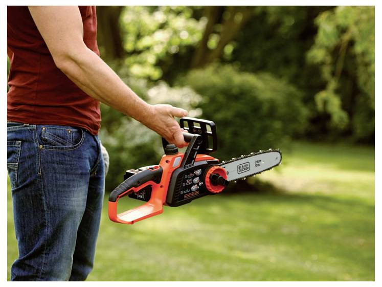 Black & Decker akumulátor Aku řetězová pila + akumulátor, vč. nabíječky délka čepele 250 mm-7