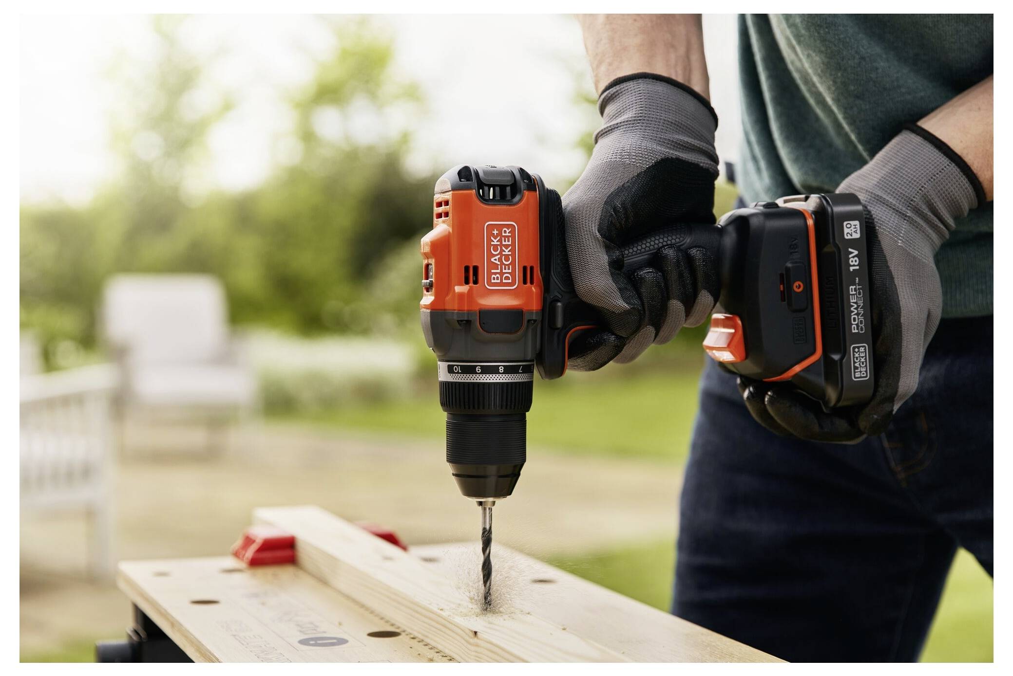 Black & Decker aku vrtací šroubovák, 18 V Li-Ion bez akumulátoru, bez nabíječky, kufřík, BLD682XN-XJ-17