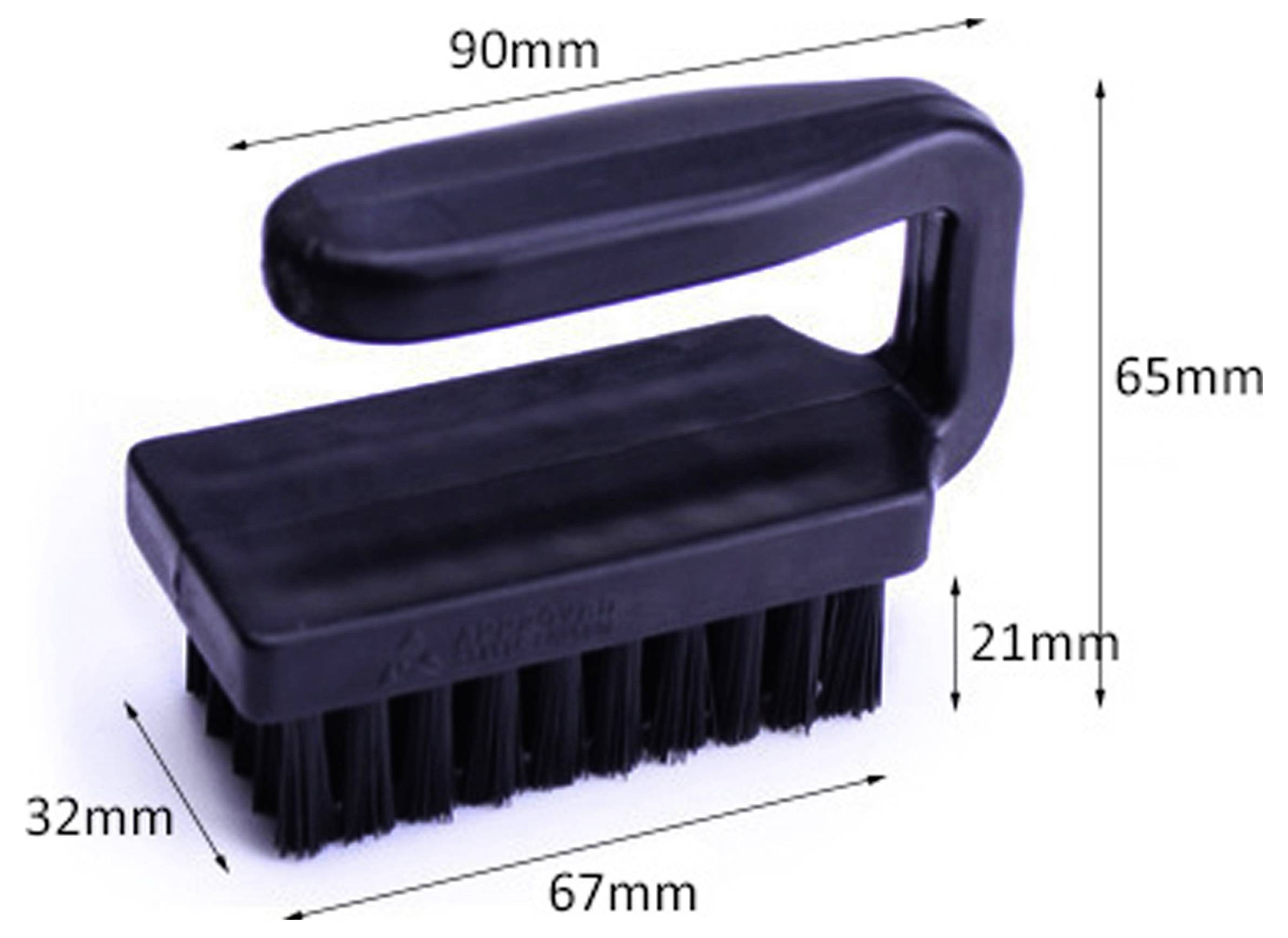 TRU COMPONENTS ESD kartáč (d x š x v) 90 x 40 x 70 mm délka štětin: 21 mm Plocha kartáče, šířka: 67 mm Plocha kartáče, d-3