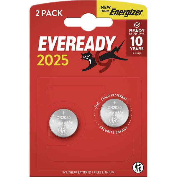 Eveready knoflíkový článek CR 2025 3 V 2 ks   E304439300