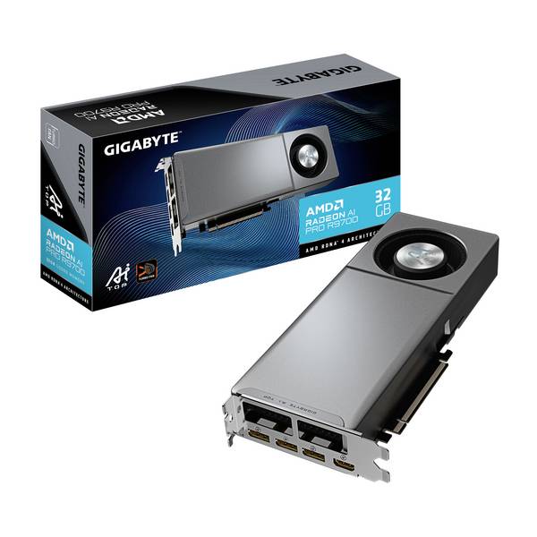 Gigabyte grafická karta  R9700 Radeon AI PRO R9700  32 GB