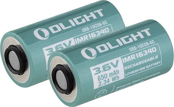 OLight ORB-16C06-6C speciální akumulátor 16340    3.7 V 650 mAh 1 ks