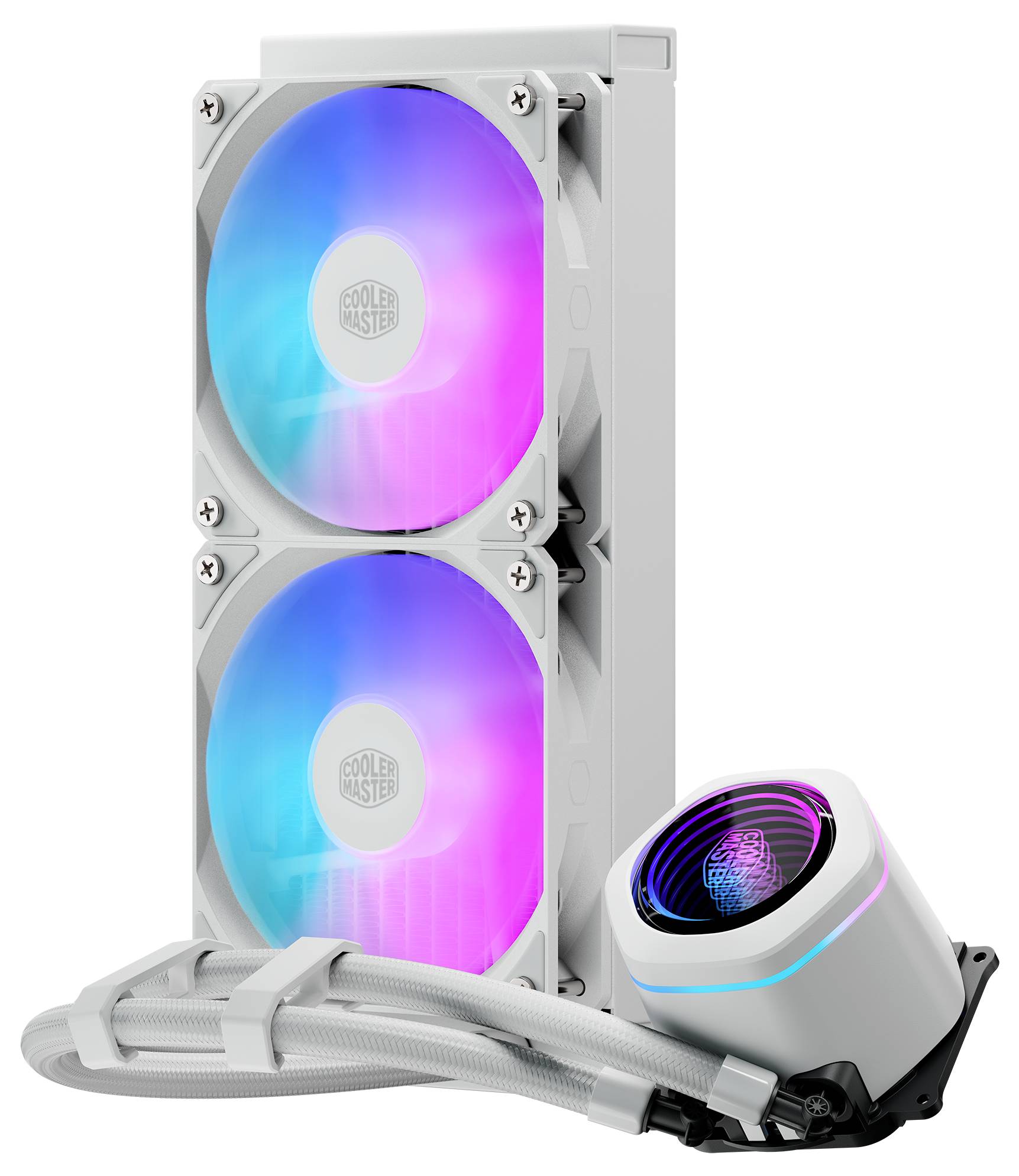 Cooler Master MasterLiquid Core Nex 240 White chladič procesoru s větrákem-1