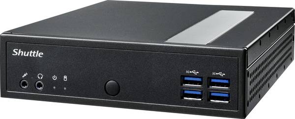 Shuttle Barebone XPC slim DL40N  6.4 cm (2.5 palec) 4K Intel® N N150 3.6 GHz    Intel   Není k dispozici    DL40N