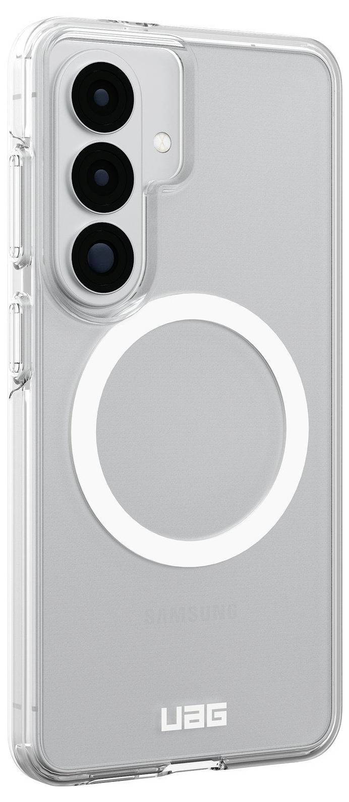 Obrázek znázorňuje balení ochranné fólie na displej "Glass Shield" pro Samsung Galaxy S26 s vyztuženým kalením sklem a pokročilou technologií proti otiskům prstů.