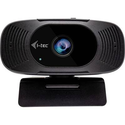 Černá webkamera s objektivem uprostřed a názvem značky „i-tec" na přední straně, určená pro počítačovou videokonferenci.