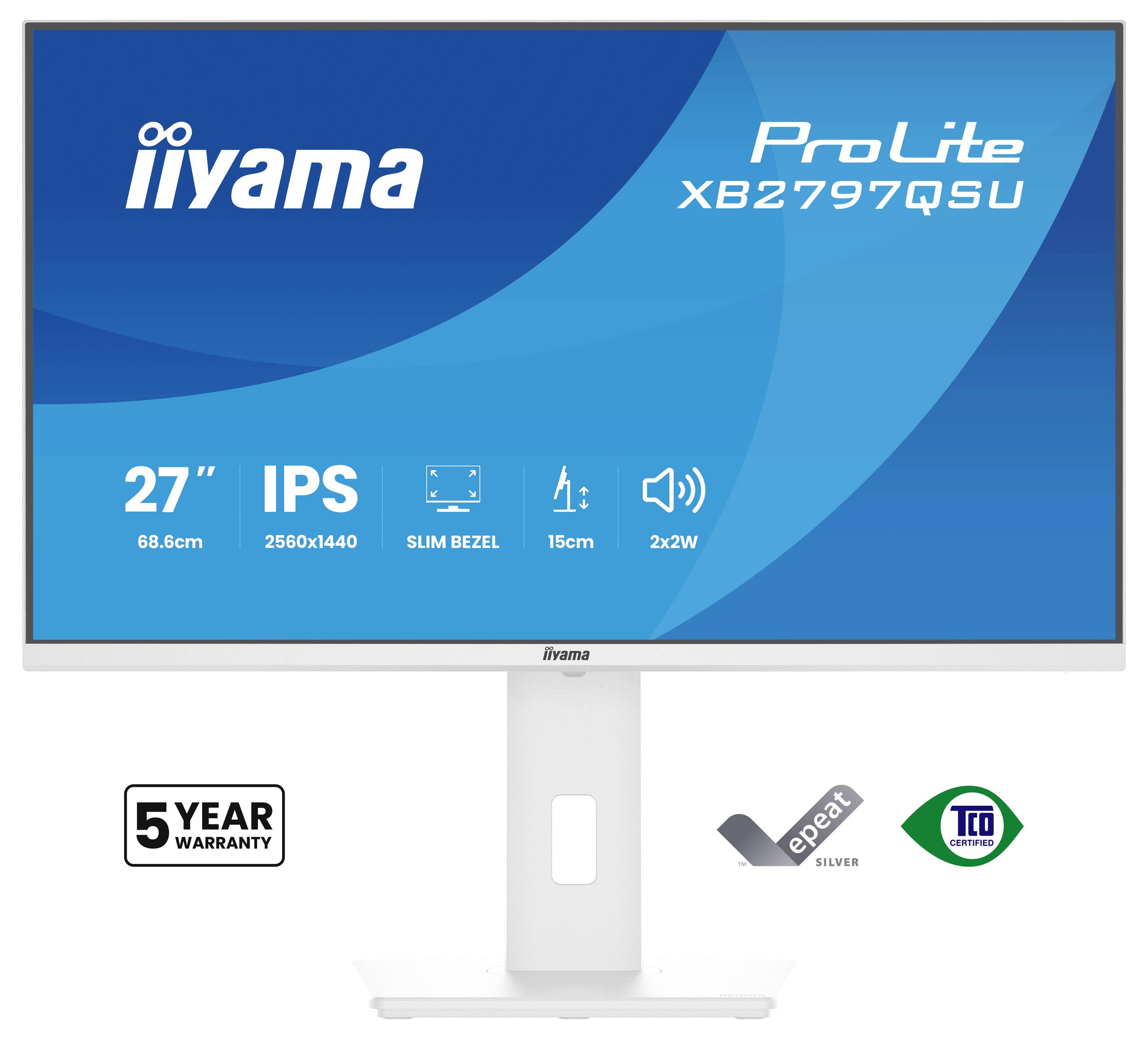 Iiyama ProLite LED monitor 68.6 cm (27 palec)16:9, VA LED-1