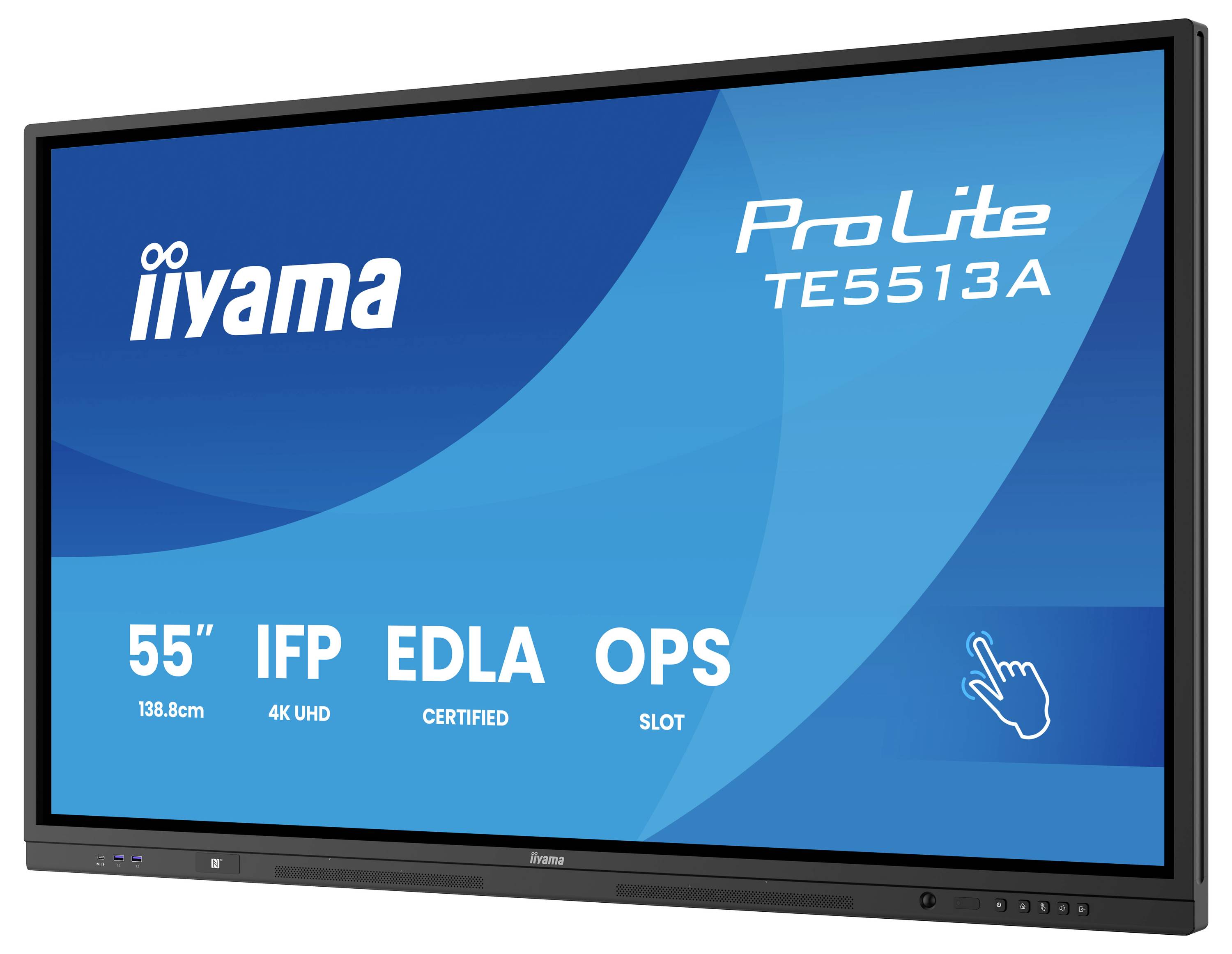 Iiyama displej Digital Signage Energetická třída (EEK2021): G (A - G) 138.8 cm 54.6 palec 3840 x 2160 Pixel-5