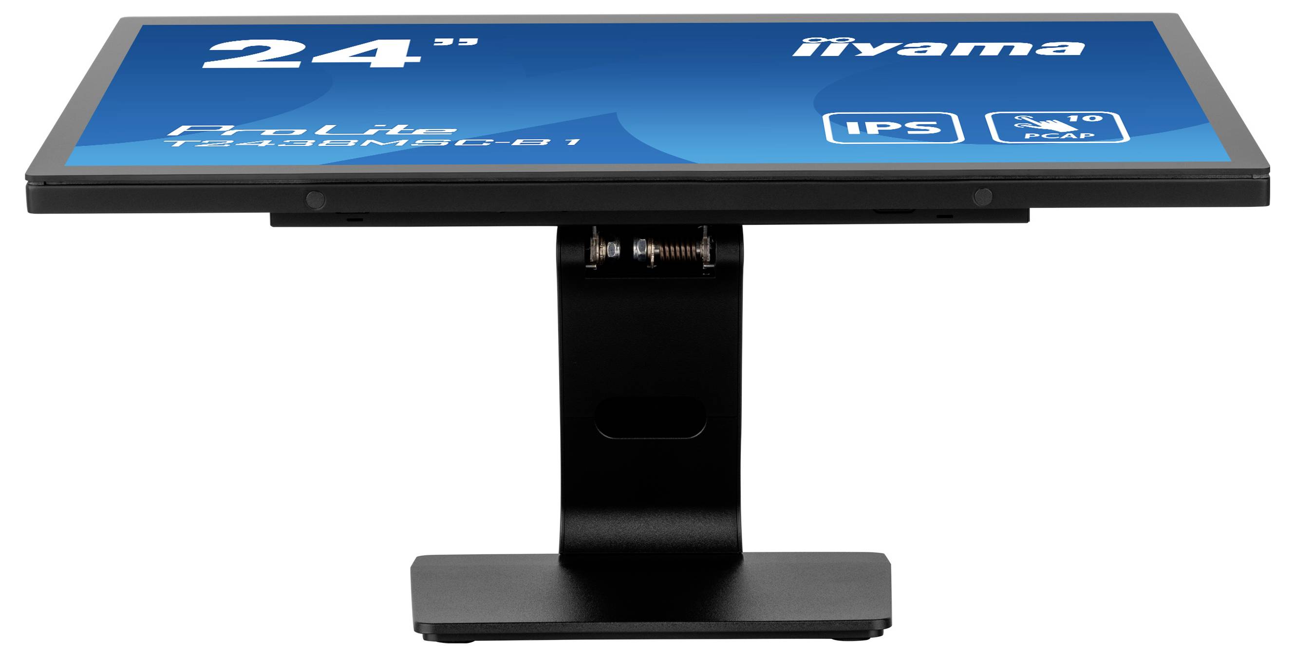 Iiyama 24" monitor s IPS displejem, doba odezvy 3 ms na sklopném stojanu.