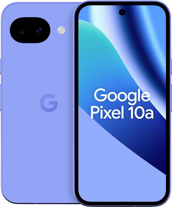 Google Pixel 10a smartphone 128 GB, 16 cm (6.3 palec), levandulová, Android™ 16, dual SIM
