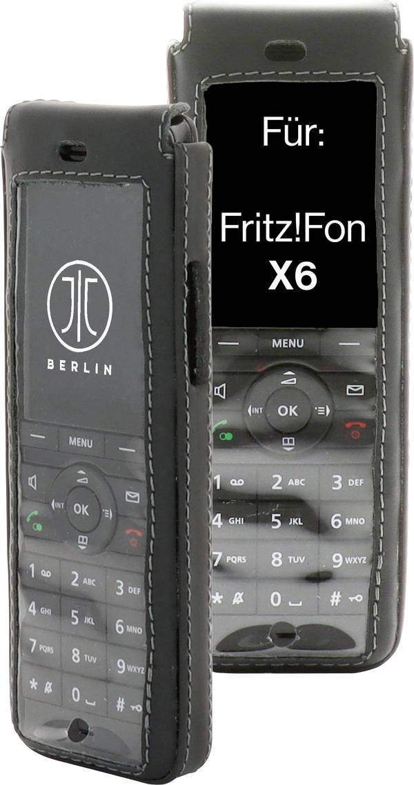 JT Berlin Turnline pouzdro na opasek AVM FRITZ!Fon X6 černá  12021