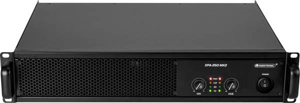 Omnitronic XPA-350 MK2 Stereozesilovač Výkon RMS na kanál při odporu 4 ohmy: 175 W