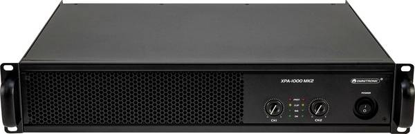 Omnitronic XPA-1000 MK2 Stereozesilovač Výkon RMS na kanál při odporu 4 ohmy: 500 W