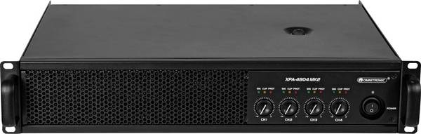 Omnitronic XPA-4804 MK2 PA zesilovač Výkon RMS na kanál při odporu 4 ohmy: 1200 W