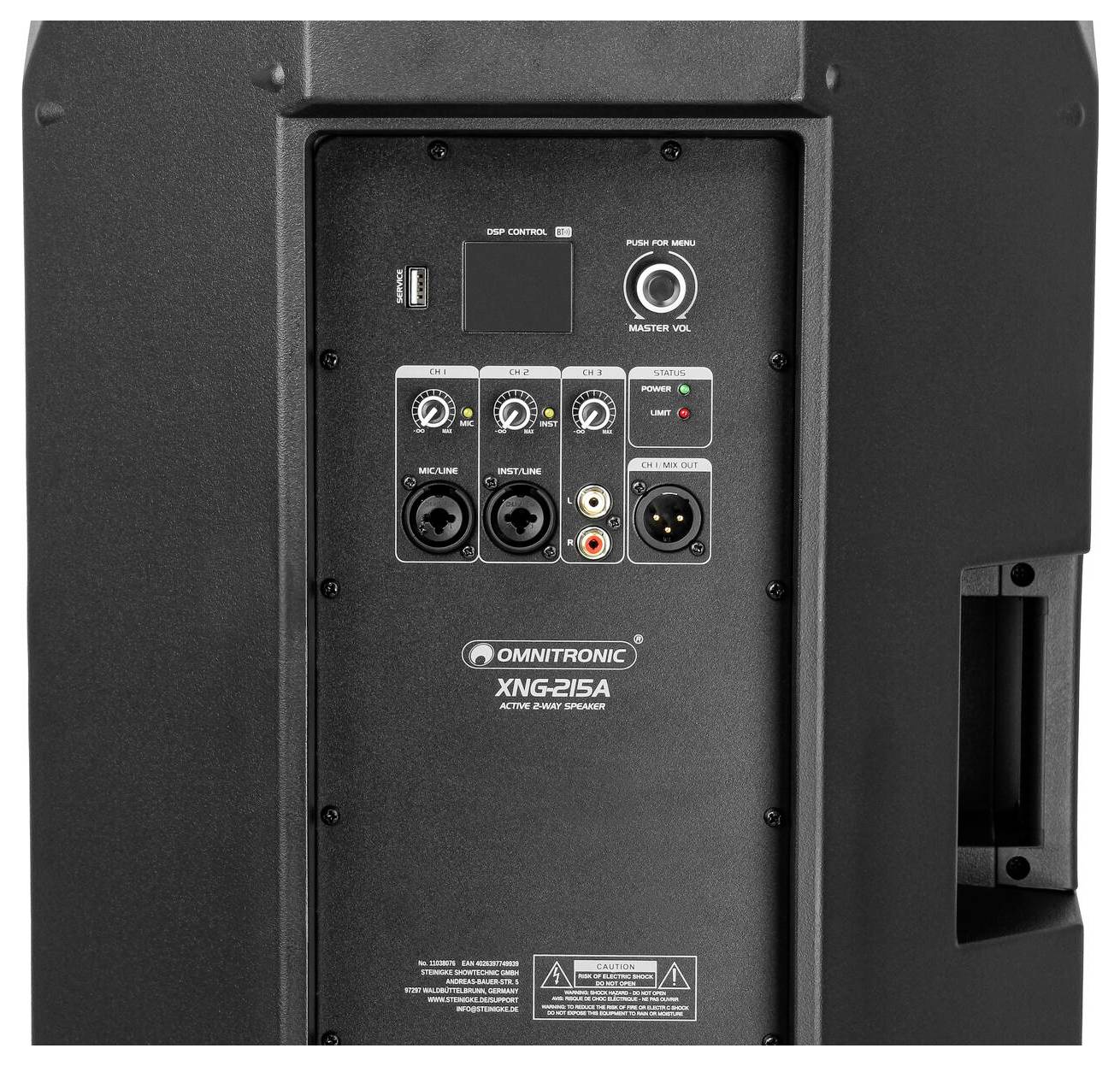 Omnitronic XNG-215A aktivní PA reproduktor 15 cm 300 W 1 ks-2