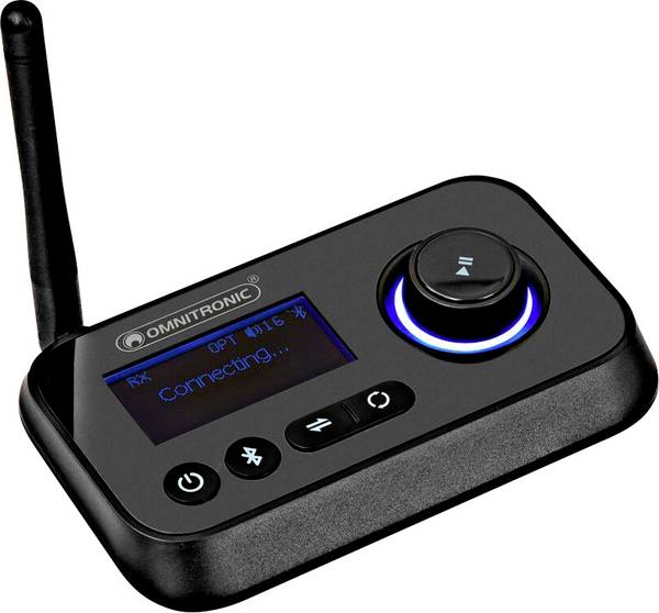 Omnitronic BDT-5.2PRO Bluetooth audio přijímač  Bluetooth verze: 5.2 20 m
