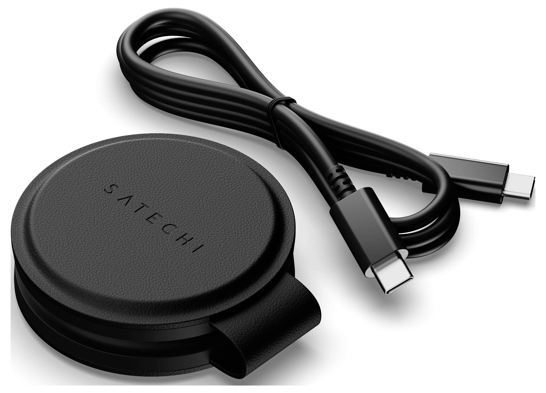 Satechi bezdrátová indukční nabíječka OntheGo 2-in-1 USB Kabelloses Aufladen ST-QTG21K černá-3