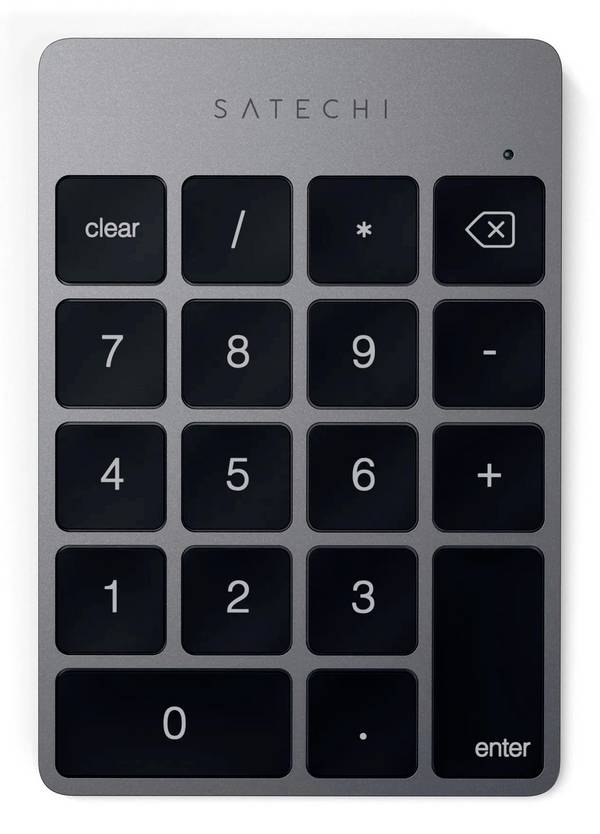 Satechi Satechi Slim Wireless Keypad Space Gray bezdrátový číselná klávesnice  šedá