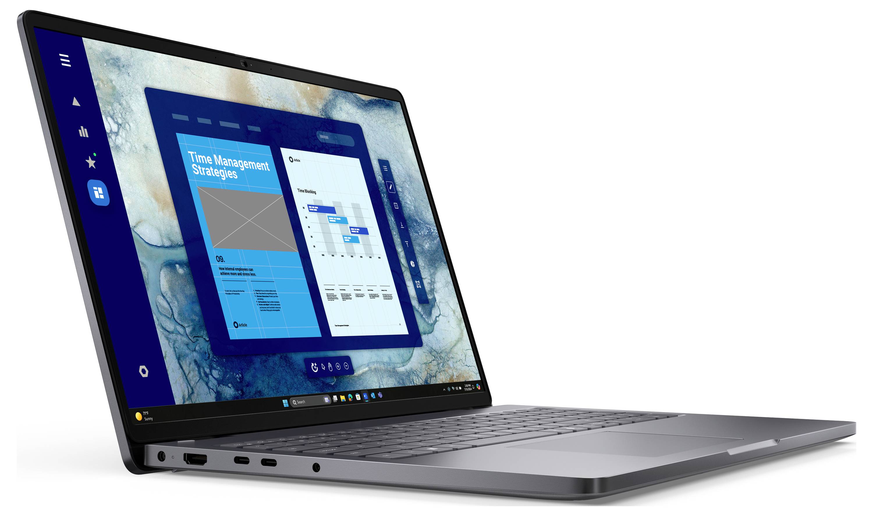 Dell notebook Pro 16 40.6 cm (16 palec) 225U 16 GB RAM 512 GB SSD německá, QWERTZ Intel Intel grafika černá K2D6P-1