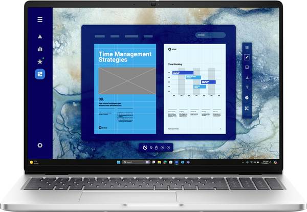 Dell notebook Pro 16  40.6 cm (16 palec)   235U 16 GB RAM  512 GB SSD německá, QWERTZ Intel Intel grafika     platina  XFH7J