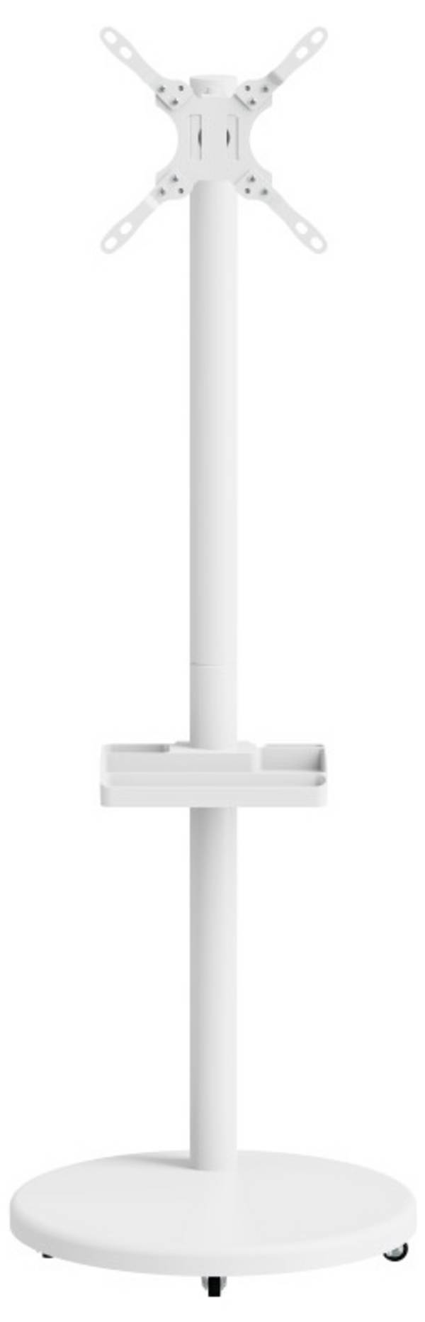 Reflecta TV Stand 43P-2020T weiß TV stojan 43,2 cm (17") - 109,2 cm (43") naklápěcí, nakláněcí, otočný, nastavitelná výška polička na zařízení