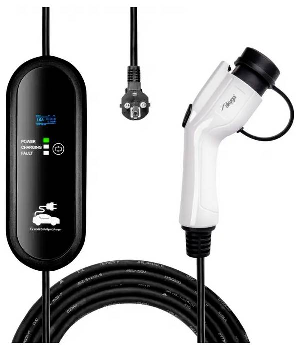 Akyga AK-EC-23 nabíjecí kabel pro emobility [1x zástrčka s ochranným kontaktem - 1x Zástrčka GB/T (20234.2-2015)] 5 m