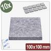 Quadrios 26SA114 Filcová podložka samolepicí, kulatá šedá (d x š x v) 100 x 100 x 4 mm 10 ks