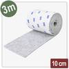 Quadrios 26SA122 Filcová podložka samolepicí, kulatá šedá (d x š x v) 3000 x 100 x 4 mm 3 m