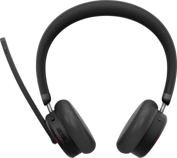 Lenovo Lenovo 6550 - Headset - On-Ear - Bluetoo  Headset otevřená (On Ear) Bluetooth®, Bez kabelu stereo černá Redukce šumu mikrofonu, Potlačení hluku headset, regulace hlasitosti, Tlačítko Microsoft Teams Počítače
