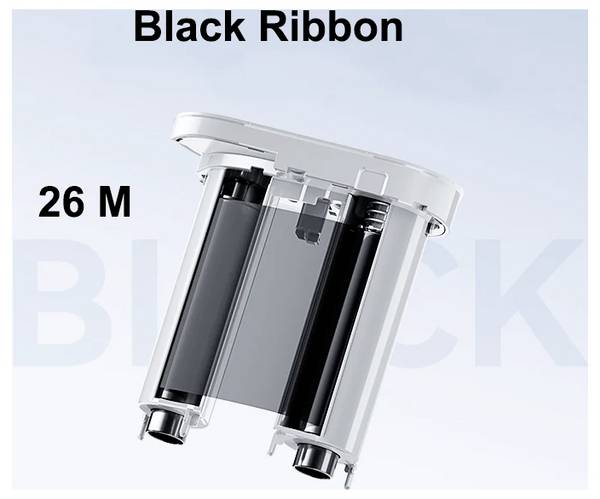 NIIMBOT etikety v roli 76 mm x 26 m  černá 1 ks  1EH00029101 univerzální etikety
