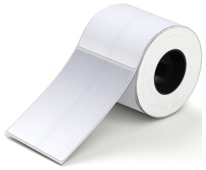 NIIMBOT etikety v roli 50 x 70 mm stříbrná 100 ks 1ED00383402 univerzální etikety-0
