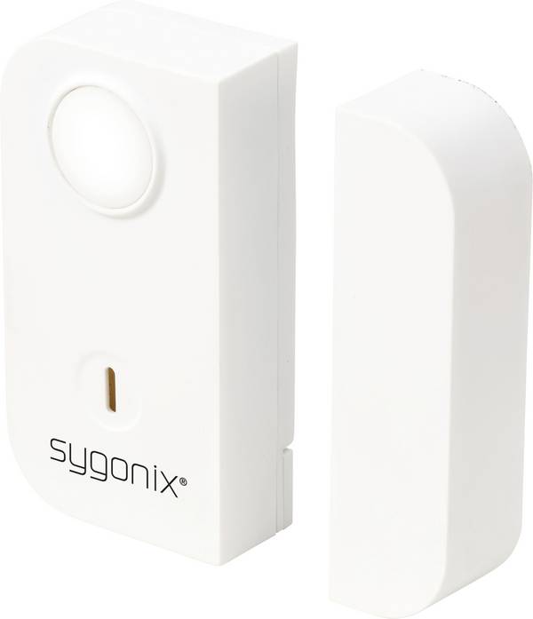 Sygonix dveřní/okenní alarm   bílá  s LED 130 dB SY-7463410