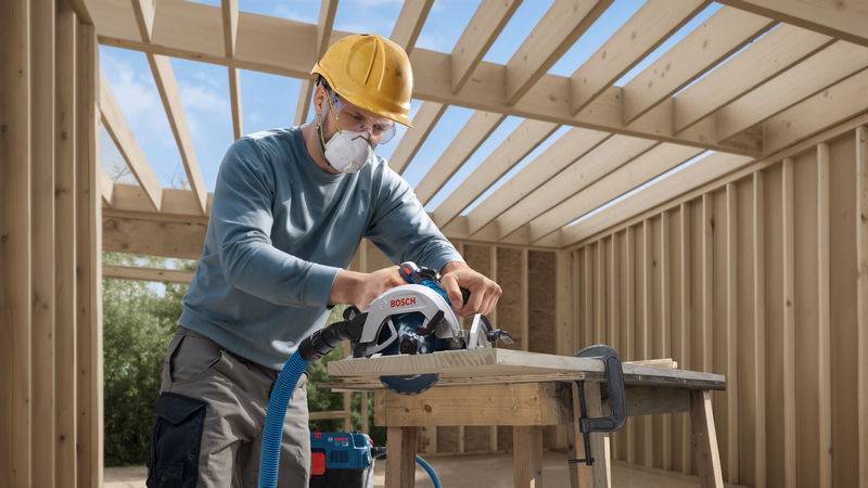 Bosch Professional GKS 18V-68-2 aku ruční kotoučová pila, max. řez 69 mm, bez akumulátoru, 18.0 V, 06016D0000-5