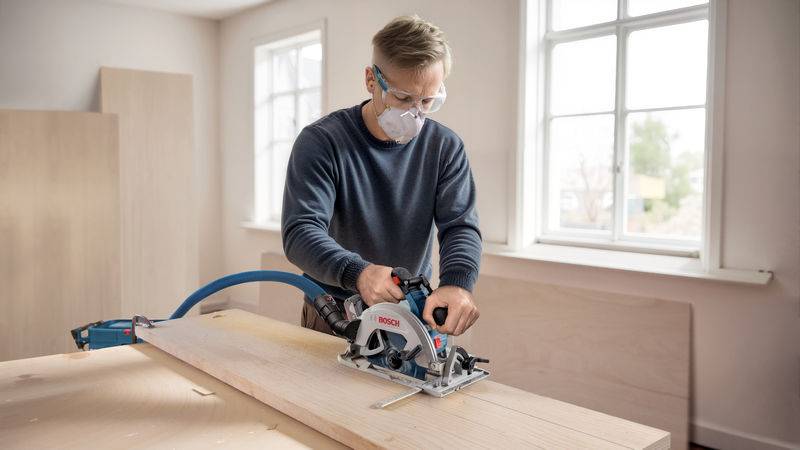 Bosch Professional GKS 18V-68-2 aku ruční kotoučová pila, max. řez 69 mm, bez akumulátoru, 18.0 V, 06016D0000-7
