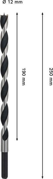 Bosch Accessories 2608577724 spirálový vrták do dřeva 1 ks-1