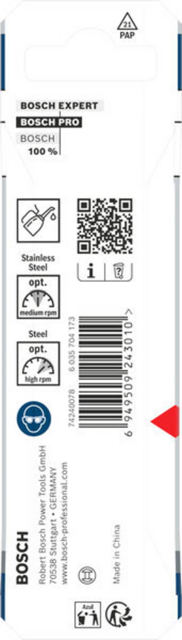 Bosch Accessories 2608577590 2608577590 HSS-Co kovový spirálový vrták Celková délka 57 mm Cobalt 1 ks