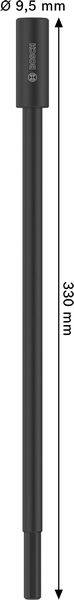 Bosch Accessories 2608594628 2608594628 prodloužení pro děrovací pilu 1 ks-2