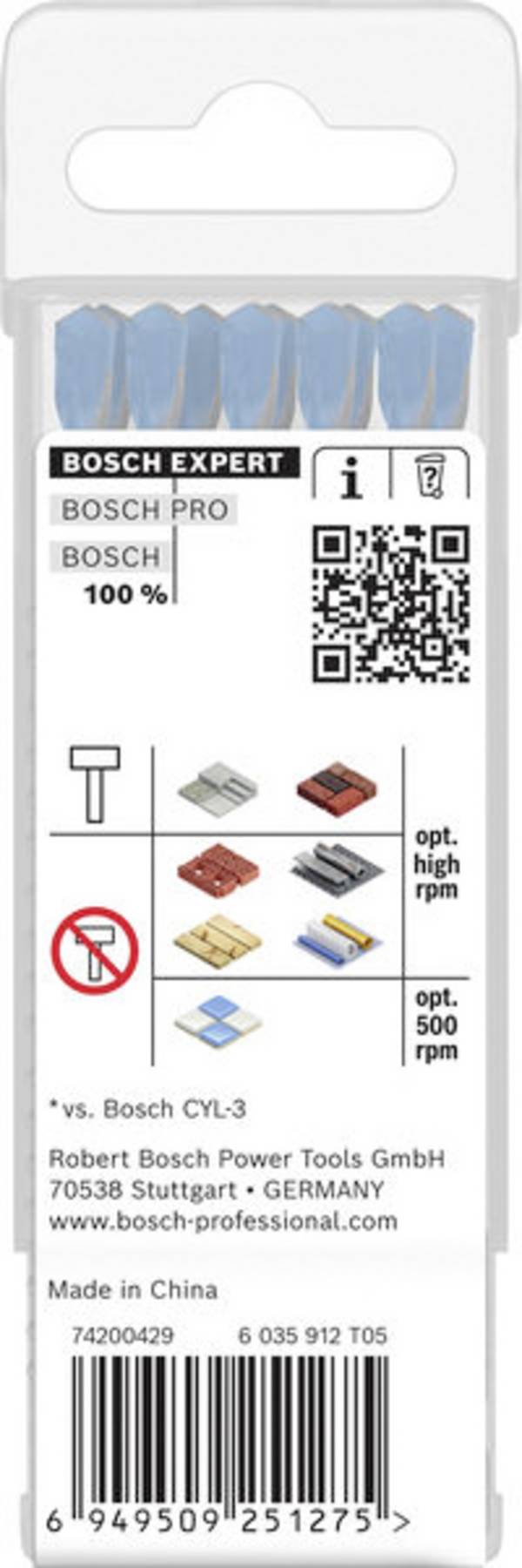 Bosch Accessories 2608902282, 2608902282 Multifunkční vrták, 5 mm, délka 100 mm, šestihran