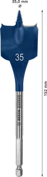 Bosch Accessories 2608902103 Plochý frézovací vrták 1 ks-1