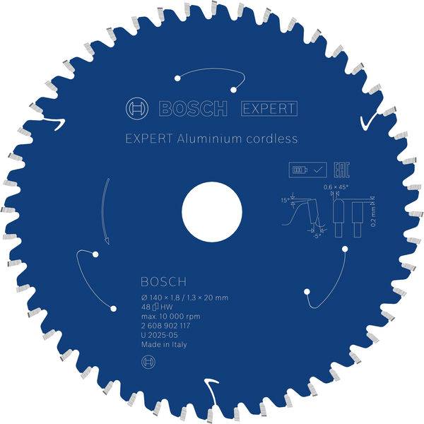 Bosch Accessories 2608902117 2608902117 pilový kotouč 140 x 20.0 x 1.3 mm Počet zubů (na palec): 48 1 ks-2
