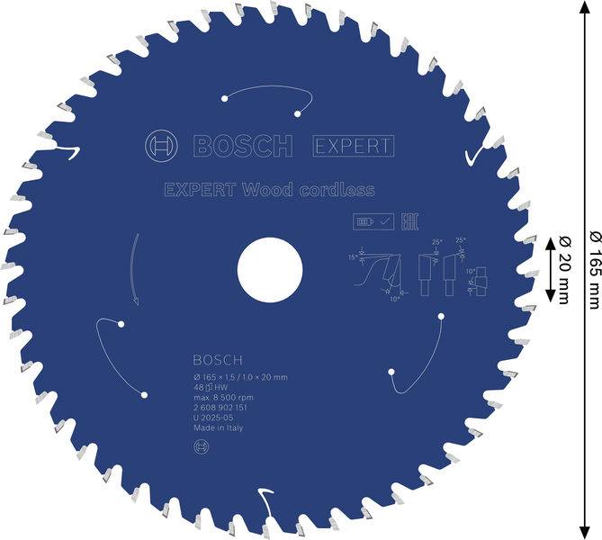 Bosch Accessories 2608902151 2608902151 pilový kotouč Počet zubů (na palec): 48 1 ks-1