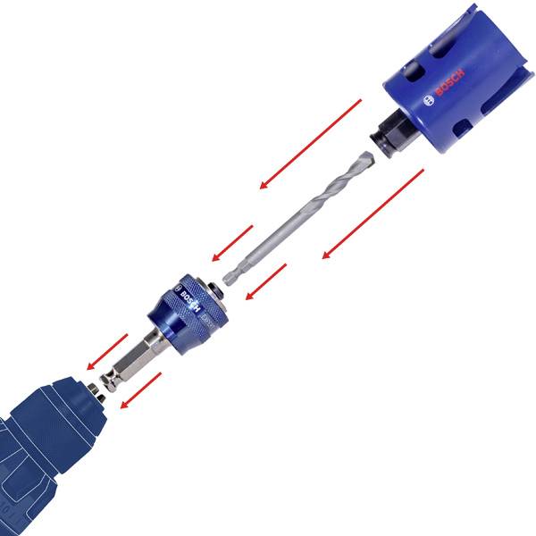 Bosch Accessories 2608901884 2608901884 vrtací korunka 38 mm osazen tvrdokovem 1 ks-2