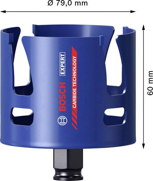 Bosch Accessories 2608901935 2608901935 vrtací korunka 79 mm osazen tvrdokovem 1 ks-1