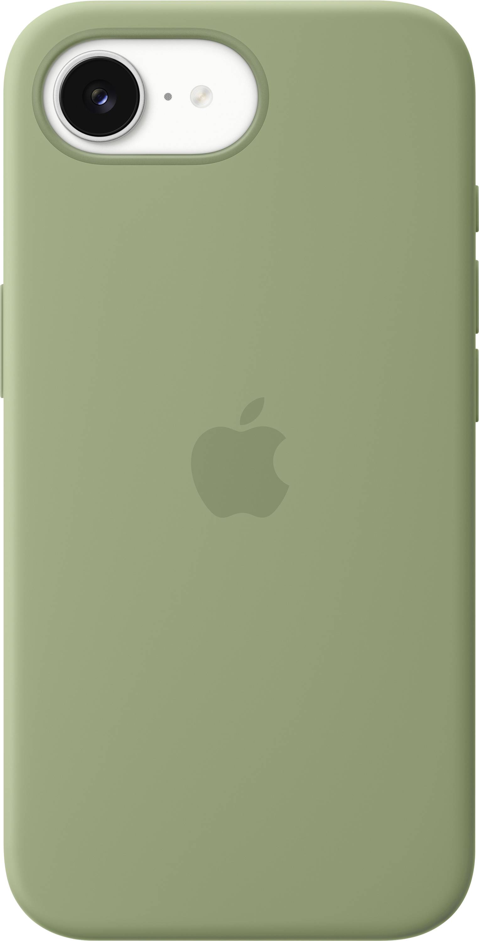 Zelené pouzdro na smartphone s logem Apple, určené pro model iPhone.