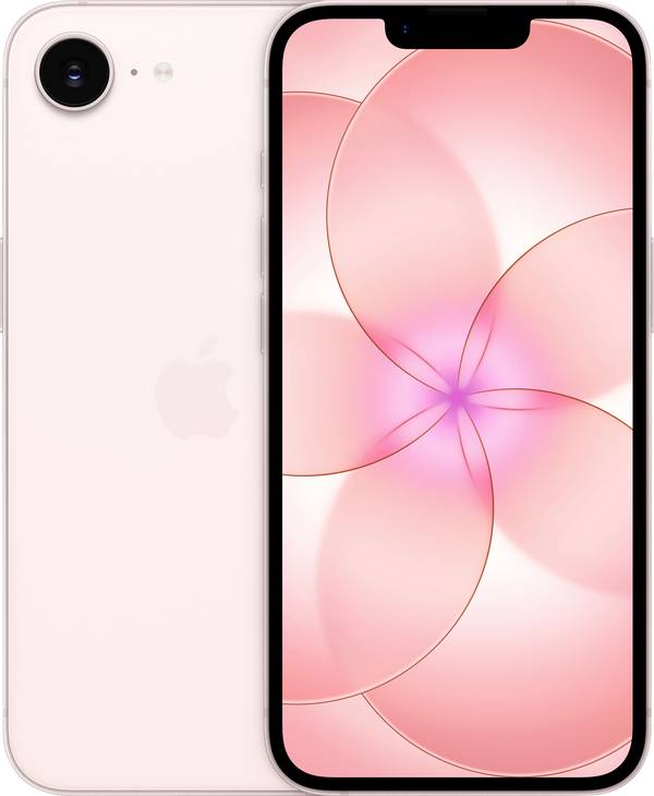 Apple iPhone 17e jemně růžová 256 GB Energetická třída (EEK2021) A (A - G) 15.5 cm (6.1 palec)