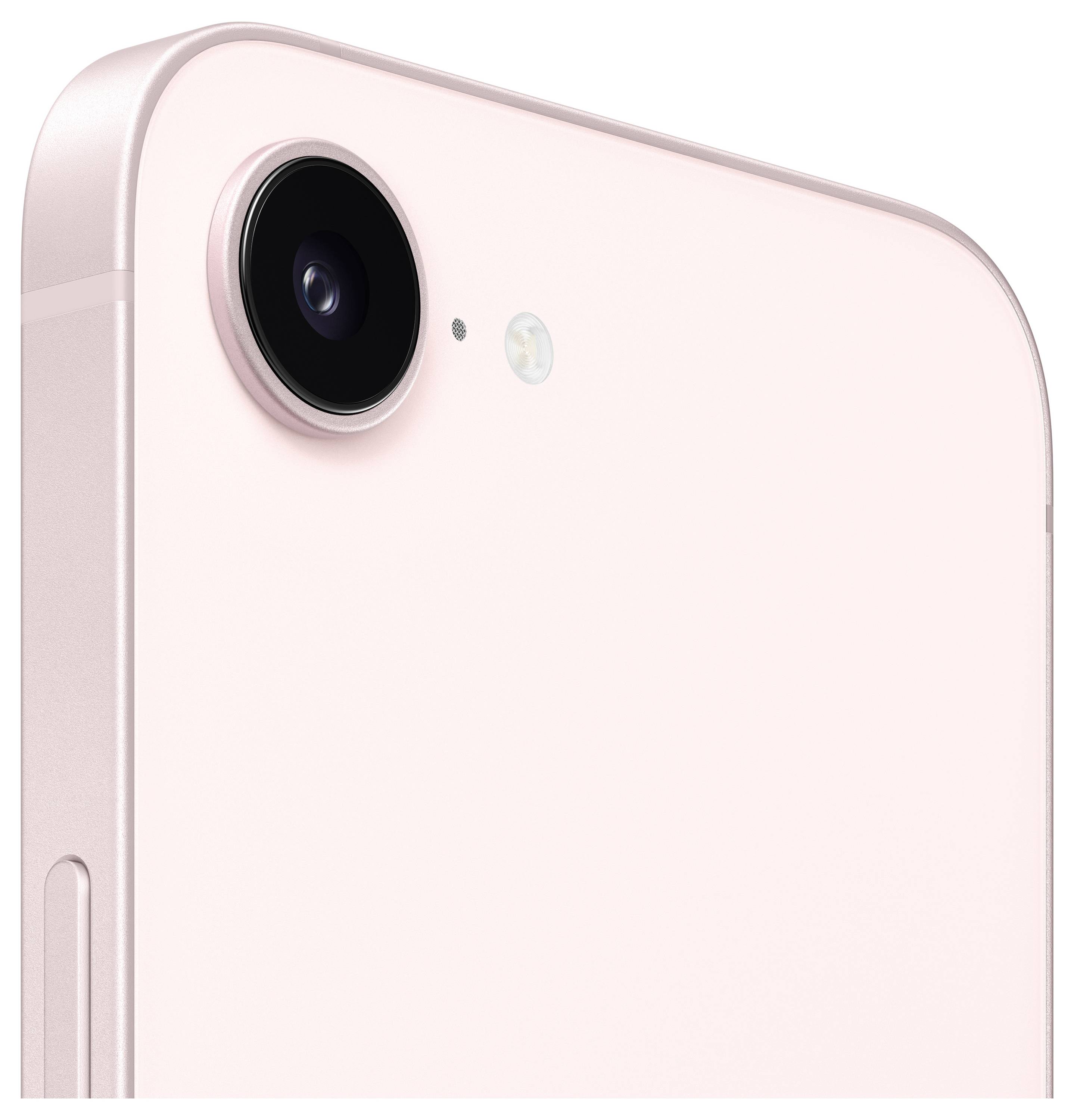 Pohled ze strany na čtyři smartphony v různých barvách: světle modrá, béžová, šedá a levandule. Každý má viditelný výčnělek fotoaparátu a tlačítka.