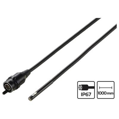 VOLTCRAFT BS-802 kamerový kabel Ø sondy 5.5 mm 1 m vysoké rozlišení , LED osvětlení , otočná funkce , vodotěsné-5